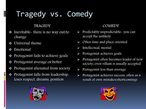 what is the difference between comedy and tragedy: the role of irony in enhancing dramatic tension