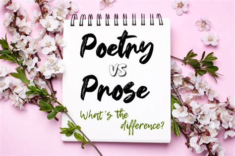 what makes poetry different than prose? the rhythm of language